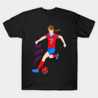 YAY LORI DAY GIRL FOOTBALLER RETRO NOVEMBER 7 T-Shirt